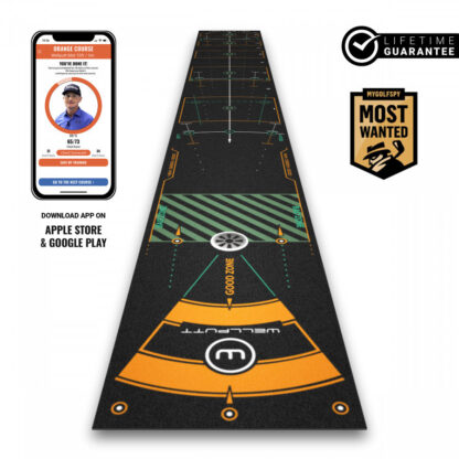 Wellputt 13ft Putting Mat - Classic Black