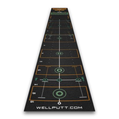 Wellputt 13ft Putting Mat - Classic Black - Image 2