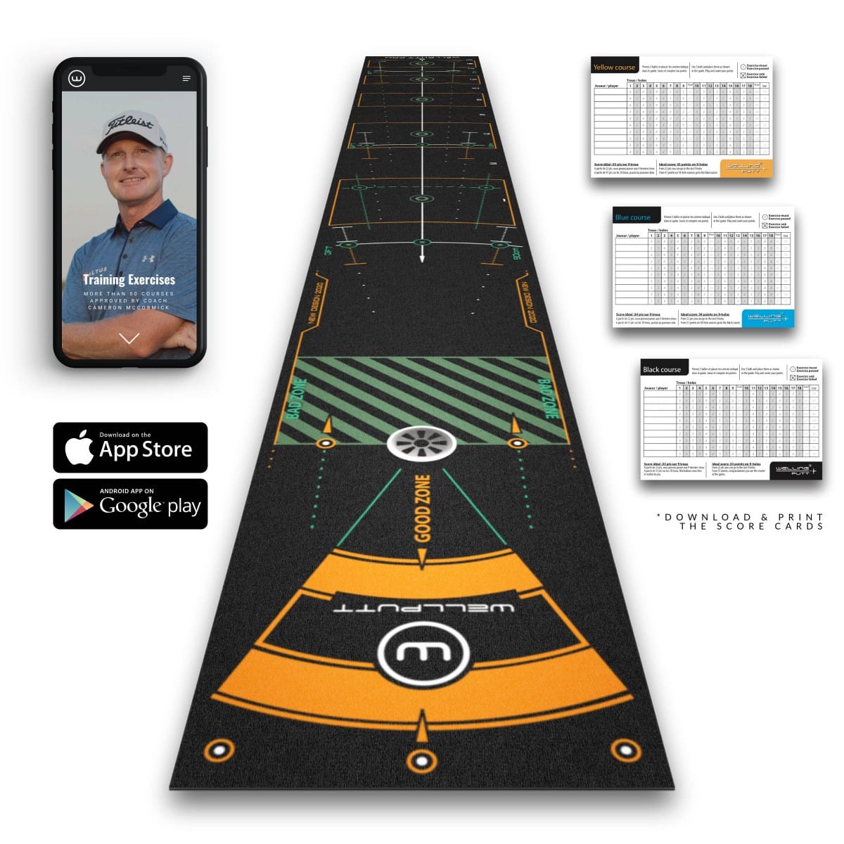 Wellputt Mat Premium 13ft 2020 Design Golf Performance Store