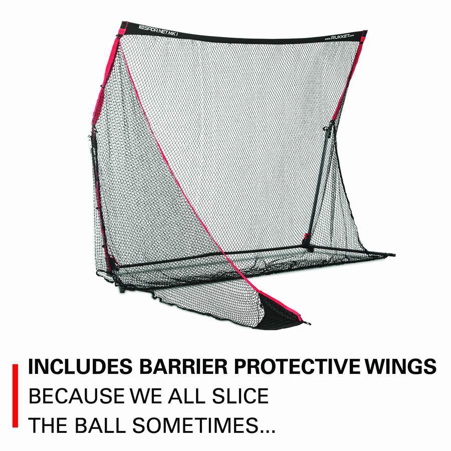 Rukket SPDR Portable Driving Range Net With Side Barriers Golf