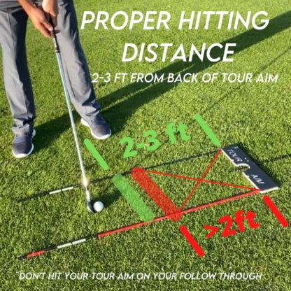 Tour Aim with 3 Alignment Stick