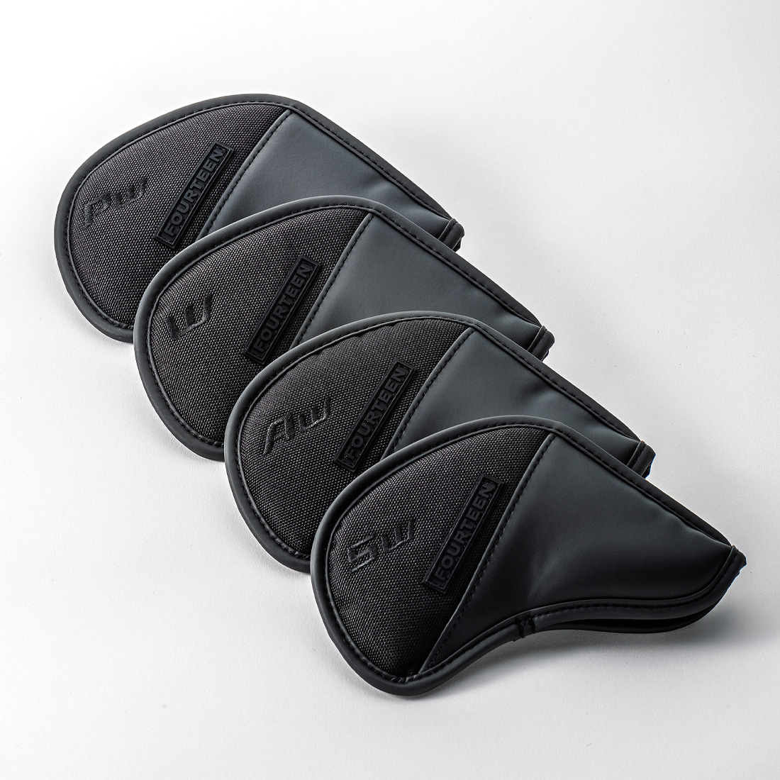 Fourteen 2025 Iron Covers providing durable, stylish protection for golf irons.